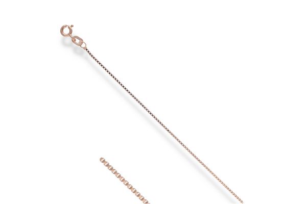 MOISS řetízek z růžového zlata BOX