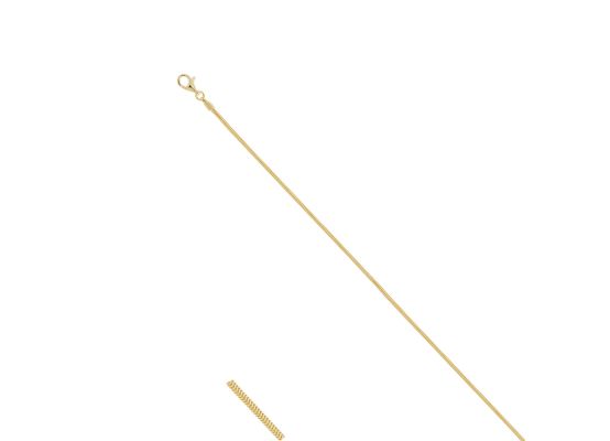 MOISS řetízkový náramek ze žlutého zlata SNAIL