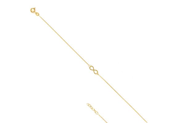 MOISS náramek ze žlutého zlata NEKONEČNO