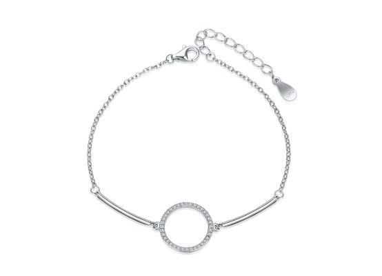 MOISS stříbrný náramek KRUH