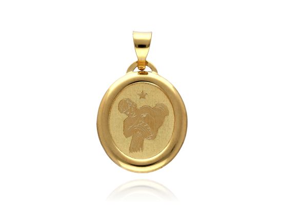 MOISS přívěsek ze žlutého zlata VODNÁŘ