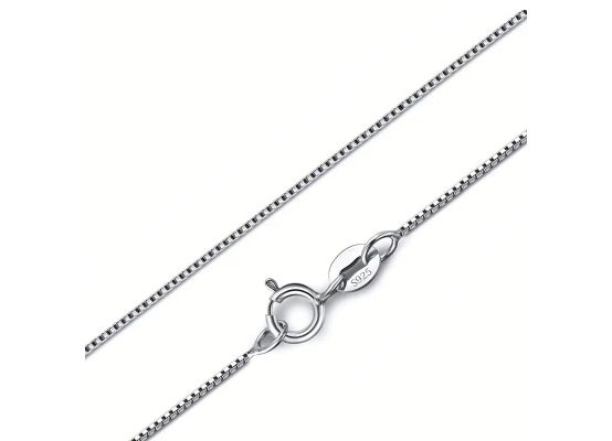 MOISS stříbrný řetízek BOX