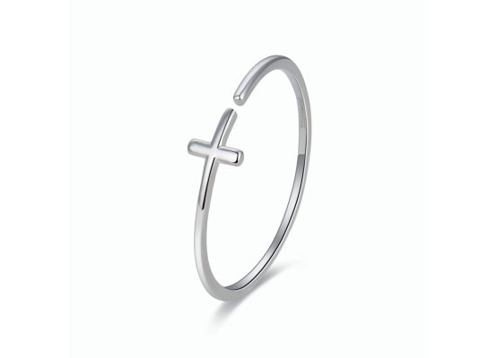 MOISS stříbrný prsten KŘÍŽEK