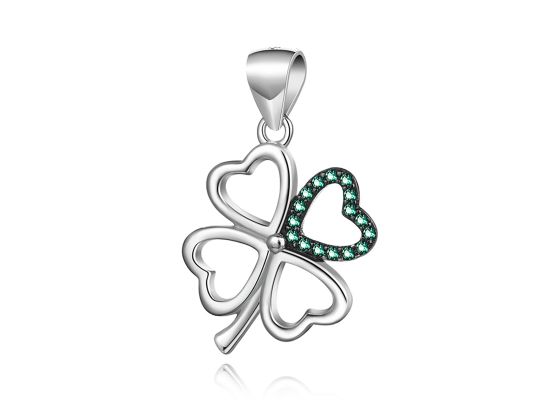 MOISS stříbrný přívěsek ČTYŘLÍSTEK