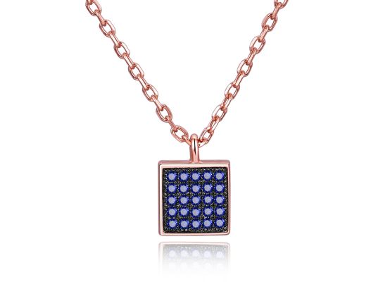 MOISS stříbrný náhrdelník ROSE