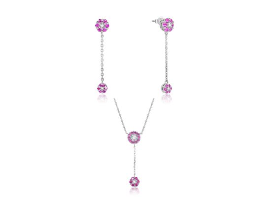 MOISS stříbrná sada KVĚTINA