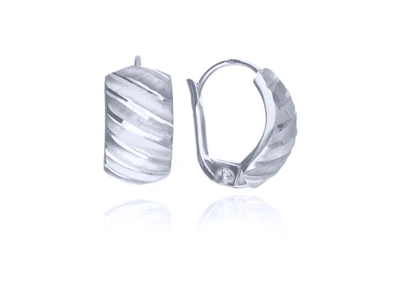 MOISS náušnice z bílého zlata