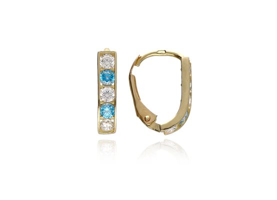 MOISS náušnice ze žlutého zlata