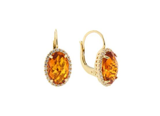 MOISS náušnice ze žlutého zlata