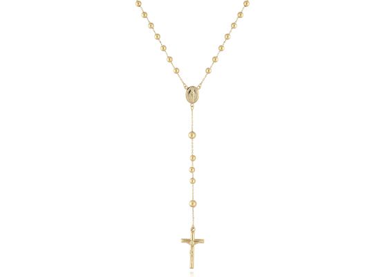 MOISS náhrdelník ze žlutého zlata KŘÍŽEK