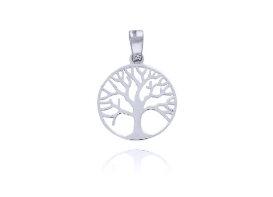 MOISS přívěsek z bílého zlata STROM ŽIVOTA