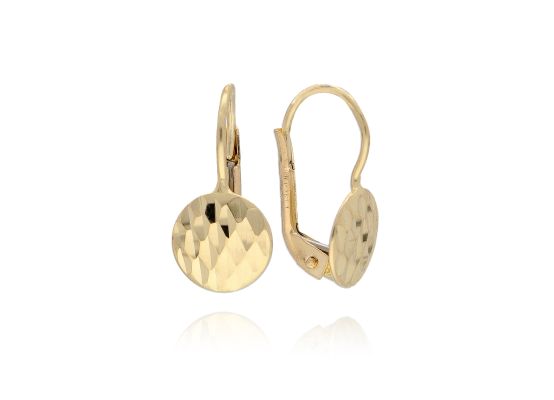 MOISS náušnice ze žlutého zlata