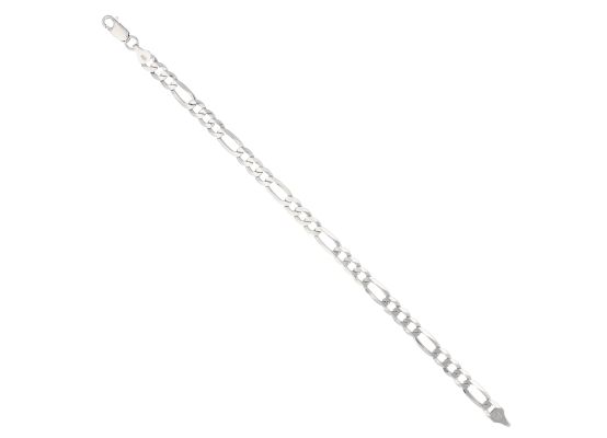 MOISS stříbrný řetízkový náramek FLAT FIGARO