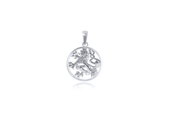 MOISS stříbrný přívěsek ČESKÝ LEV