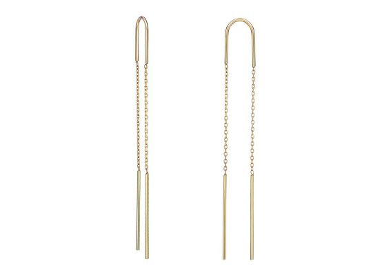 MOISS stříbrné náušnice GOLD