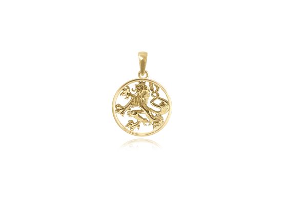 MOISS stříbrný přívěsek ČESKÝ LEV