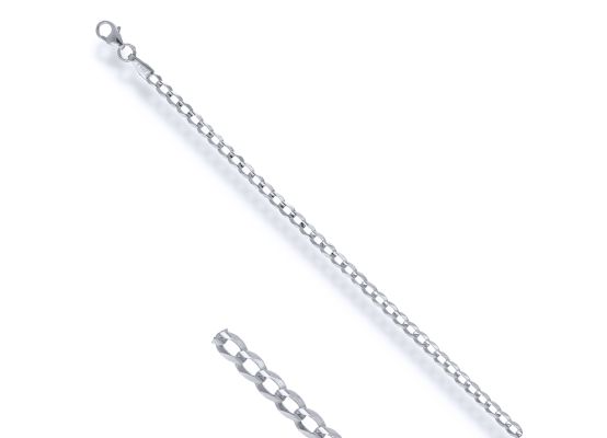 MOISS řetízkový náramek z bílého zlata PANCER