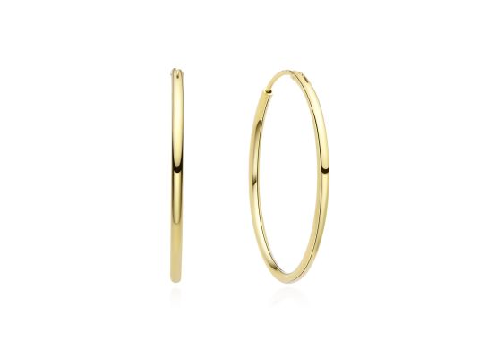 MOISS stříbrné náušnice GOLD