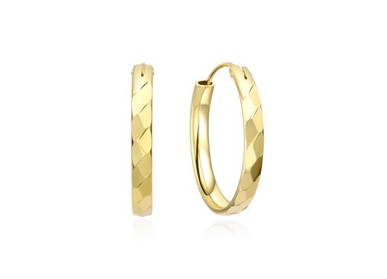 MOISS stříbrné náušnice GOLD