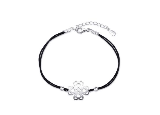 MOISS provázkový náramek ČTYŘLÍSTEK