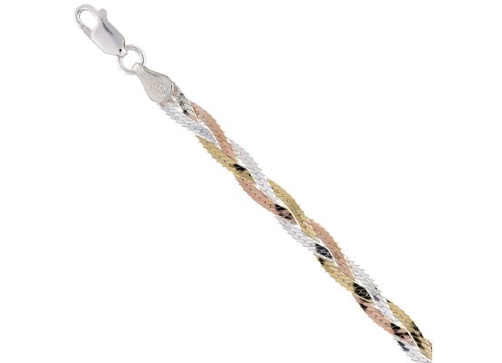 MOISS stříbrný řetízkový náramek