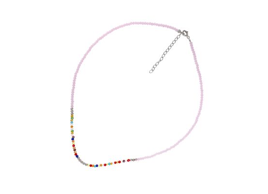 MOISS stříbrný korálkový náhrdelník