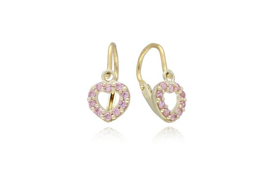 MOISS dětské náušnice ze žlutého zlata