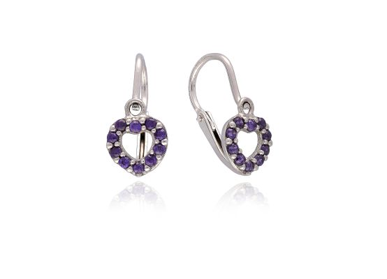 MOISS dětské náušnice z bílého zlata