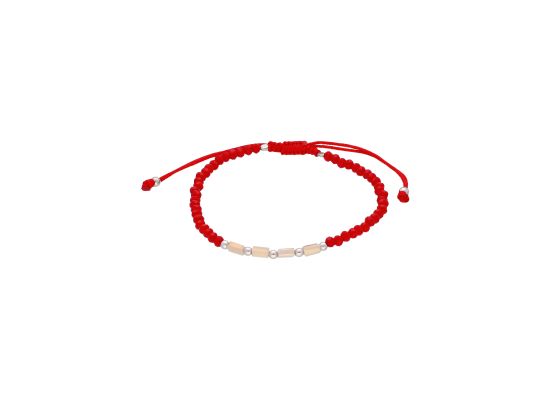 MOISS provázkový náramek s kuličkami