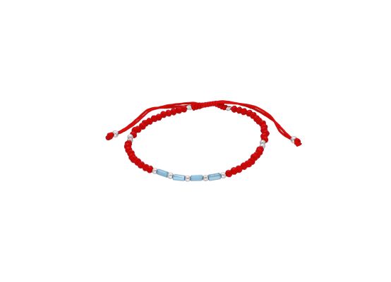 MOISS provázkový náramek s kuličkami