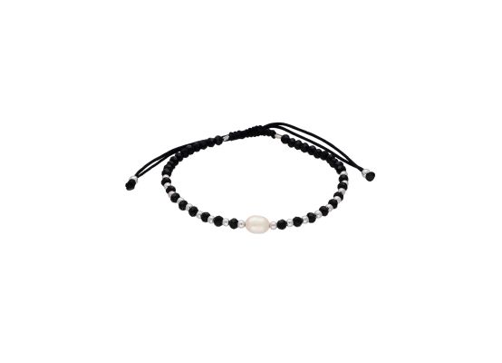 MOISS provázkový náramek s kuličkami
