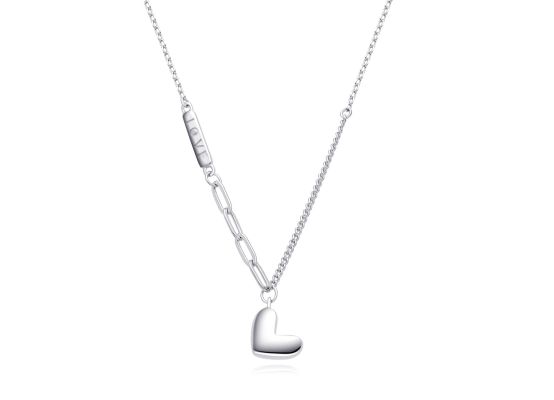 MOISS stříbrný náhrdelník SRDCE