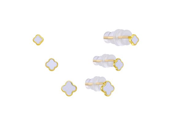 MOISS stříbrné náušnice SRDCE 3-6mm