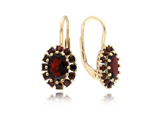 MOISS přívěsek ze žlutého zlata GRANÁT