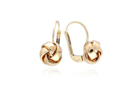 MOISS náušnice ze žlutého zlata