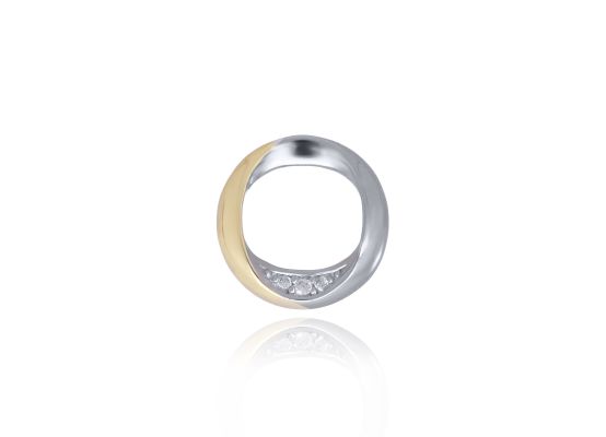 MOISS stříbrný přívěsek BICOLOR