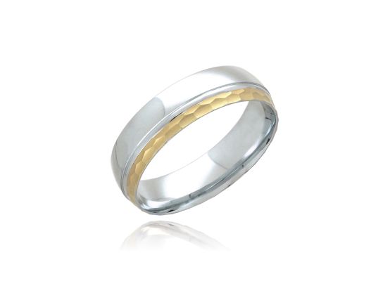 MOISS stříbrný prsten GOLD