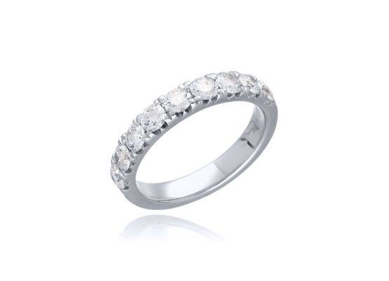 MOISS LG diamantový prsten z bílého zlata