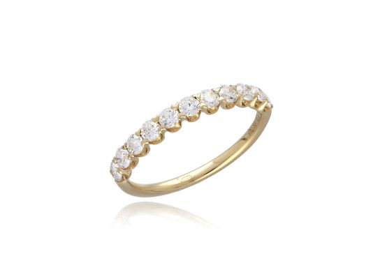 MOISS LG diamantový prsten ze žlutého zlata