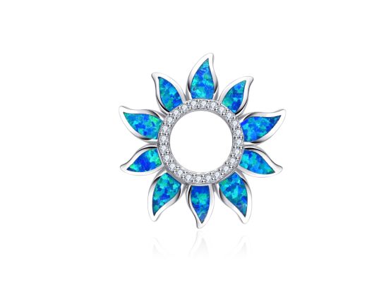 MOISS stříbrný přívěsek OPÁL SLUNCE