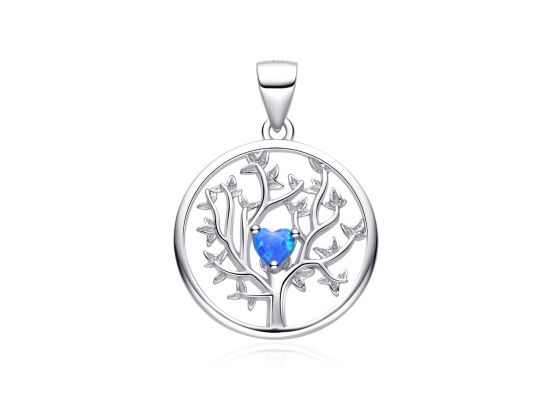 MOISS stříbrný přívěsek OPÁL STROM