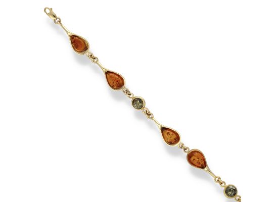 MOISS náramek ze žlutého zlata JANTAR