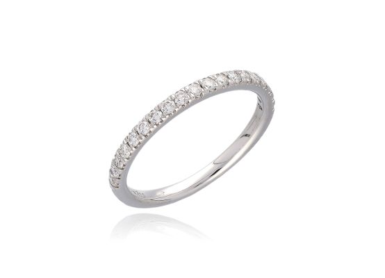 MOISS LG diamantový prsten z bílého zlata