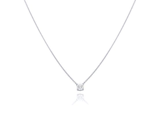 MOISS LG diamantový náhrdelník z bílého zlata