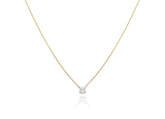 MOISS LG diamantový náhrdelník ze žlutého zlata