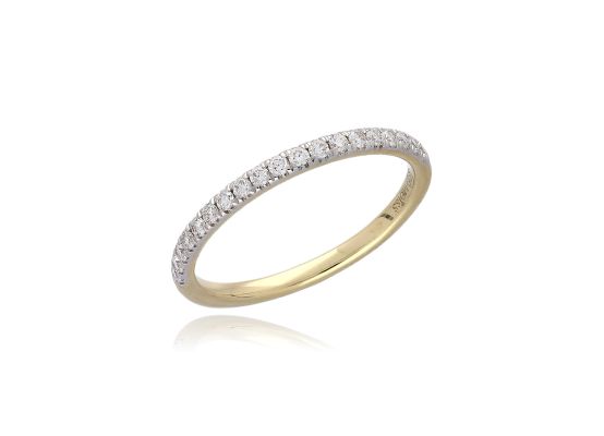 MOISS LG diamantový prsten ze žlutého zlata