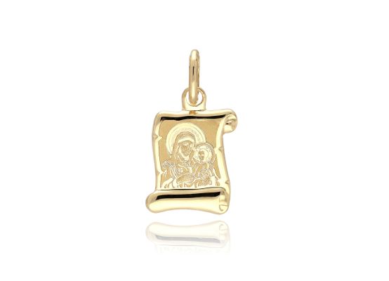 MOISS přívěsek ze žlutého zlata MADONKA