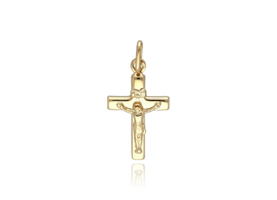 MOISS přívěsek ze žlutého zlata KŘÍŽEK