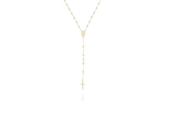 MOISS náhrdelník ze žlutého zlata KŘÍŽEK