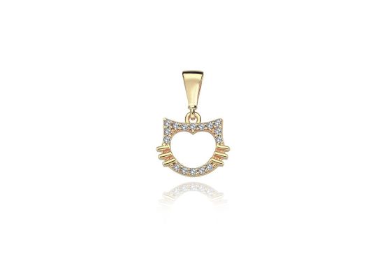 MOISS přívěsek ze žlutého zlata KOČKA